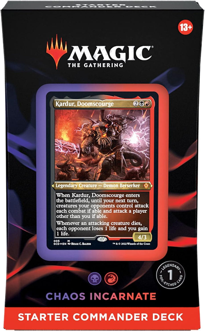Magic: The Gathering Starter Commander Deck Bundle – Includes All 5 Decks