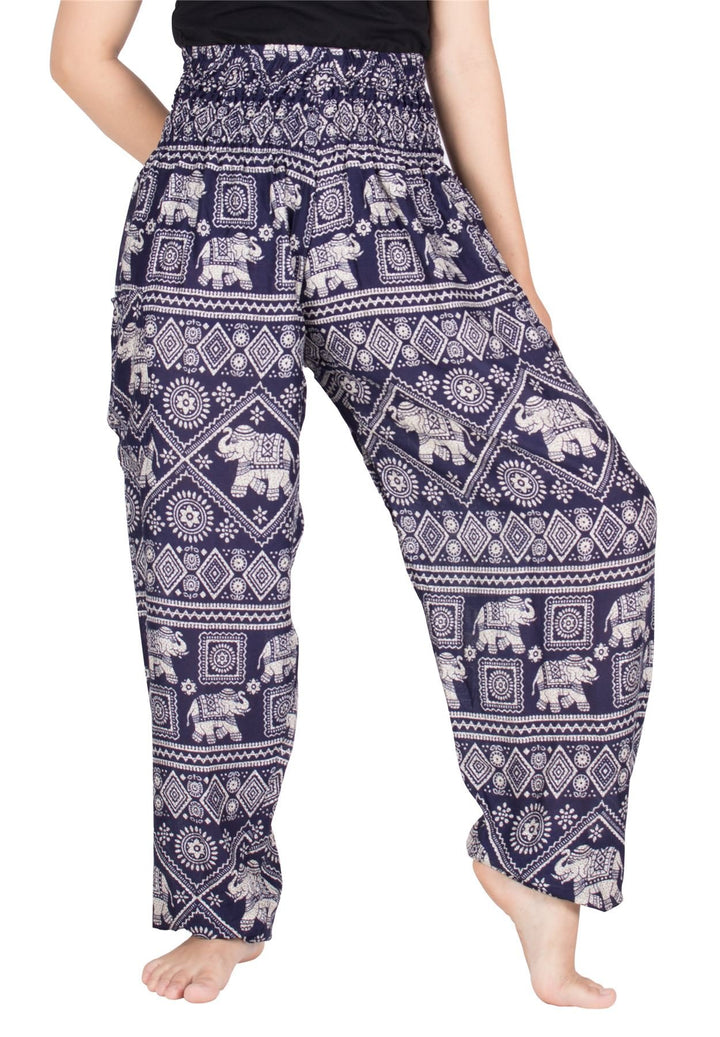 Lofbaz Damen Haremshose Festival Boho Outfit Yogahose Sommerhose Leicht Pumphose Hippie Hose Kleidun