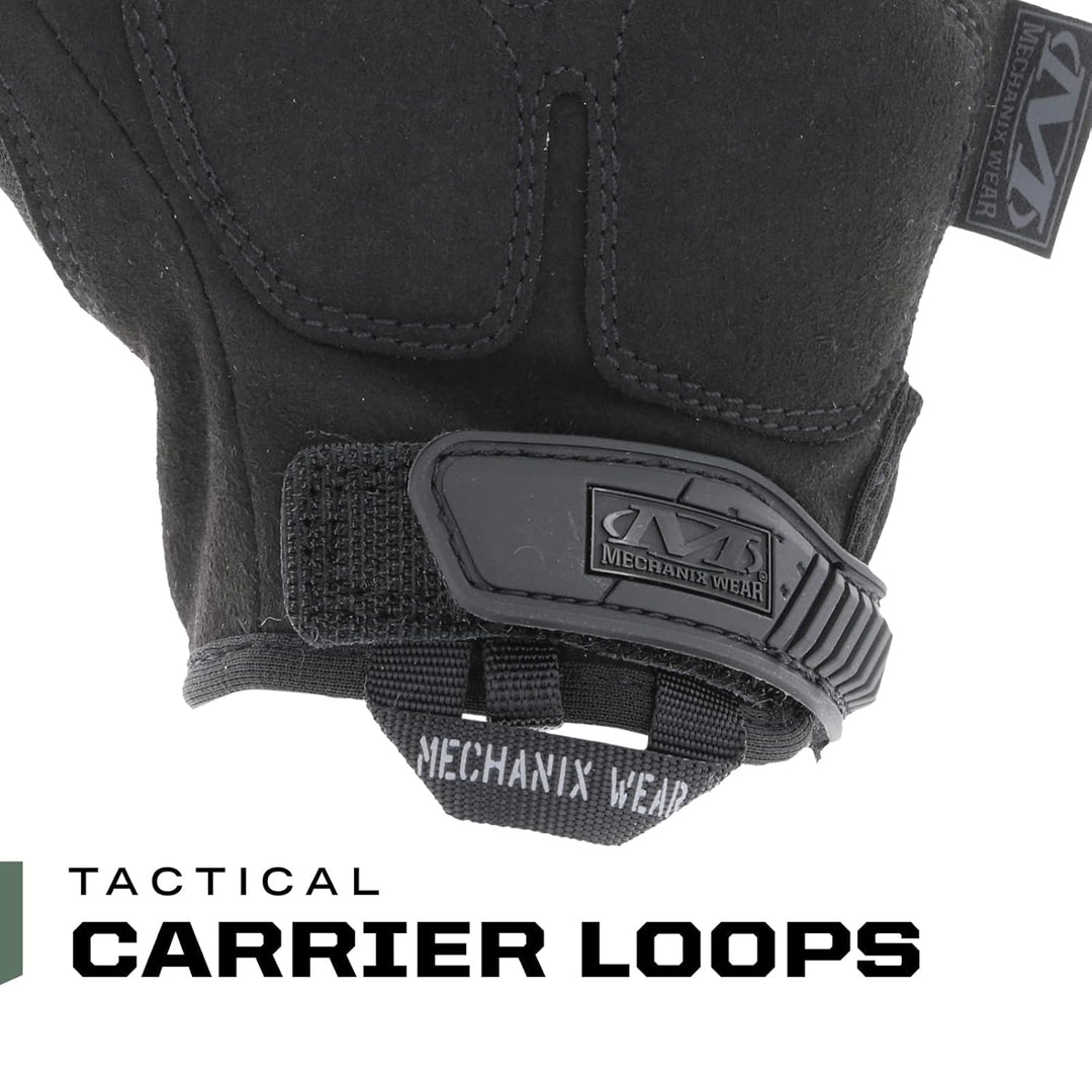 Mechanix Wear Mechanix Herren M-pact® Covert Vingerloze handschoenen (X-large, volledig zwart) Finge