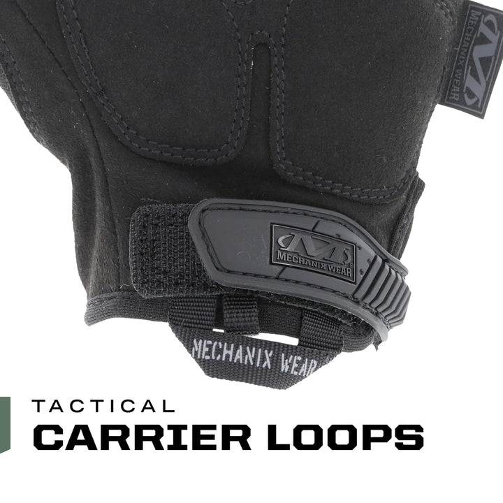 Mechanix Wear Mechanix Herren M-pact® Covert Vingerloze handschoenen (X-large, volledig zwart) Finge