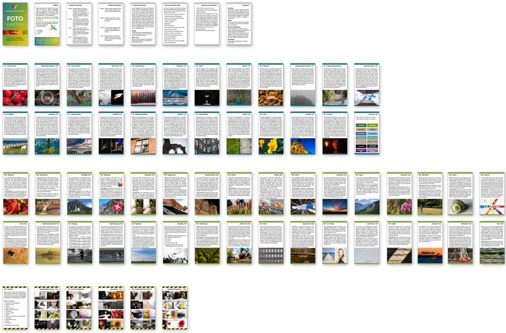 Fotokarten Fotoideen | Fotoaufgaben Bildgestaltung Fotohacks & Inspiration für kreative Foto Aufgabe