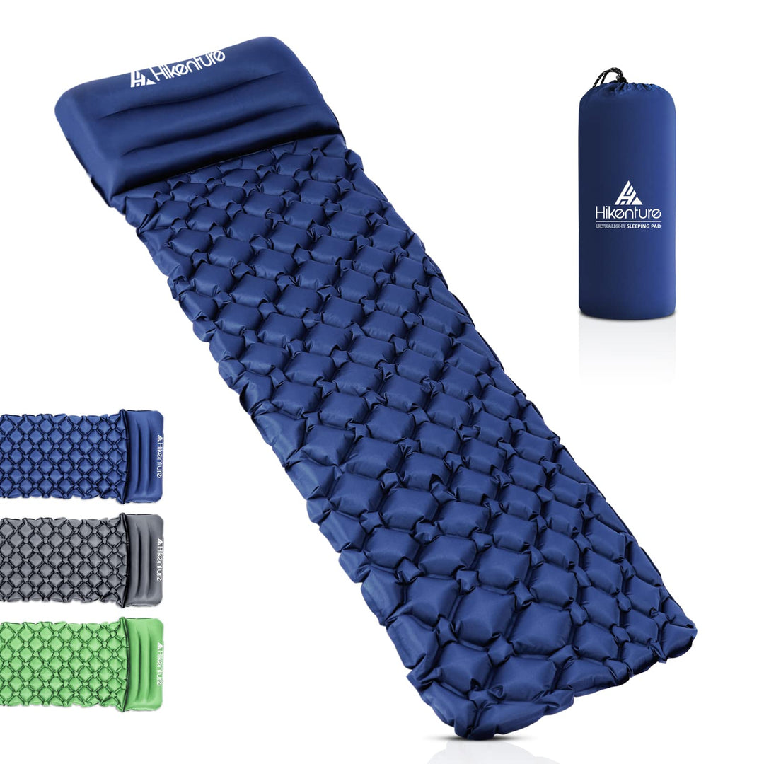 HIKENTURE Camping Isomatte Kleines Packmass - Ultraleichte Isomatte Outdoor - Aufblasbare Luftmatrat