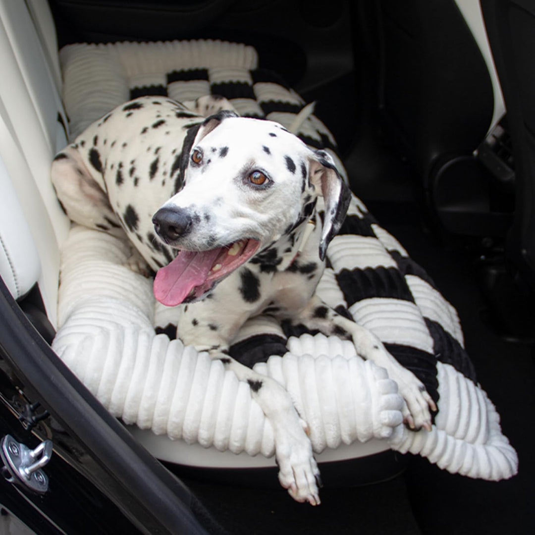 Hundebett Grosse Hunde, Hunde Autositzschoner für Rücksitz, rutschfeste Sitzverlängerung mit Hunde-D