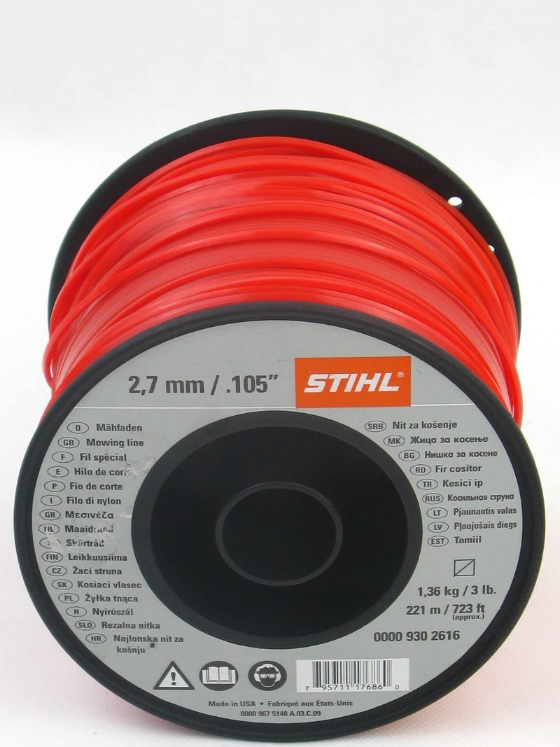 Stihl Mähfaden 2,7 mm quadratisch 221 m 0000 930 2616