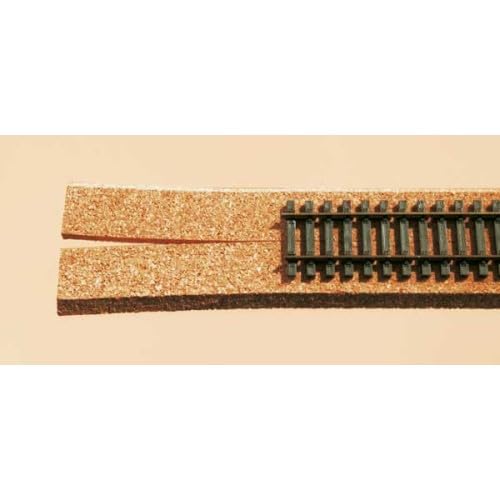Auhagen 43562.0 - Korkgleisbettung für Schienen, 500 x 18 x 4 mm, bunt für Spur TT