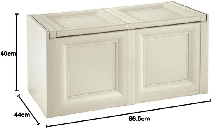 Tontarelli 8086012210 Omnimodus Aufbewahrungsbox, 86,5 x 40 x 44 cm, cremefarben