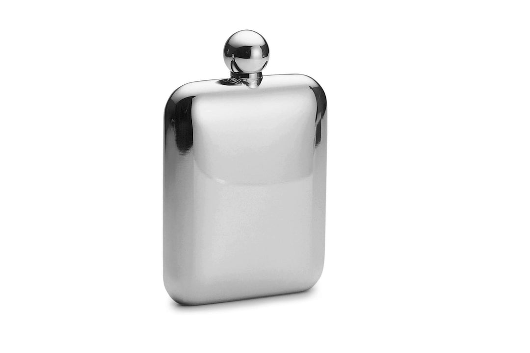 Philippi - Churchill Flachmann - 17 cl (170 ml) - Edelstahl poliert mit Schraubverschluss, auslaufsi