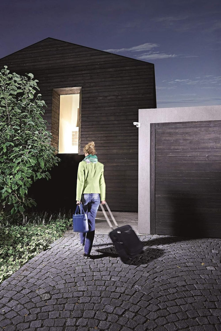 Theben 1010505 theLuxa S180 WH Bewegungsmelder mit 180° Erfassungswinkel für den Aussenbereich, Bewe