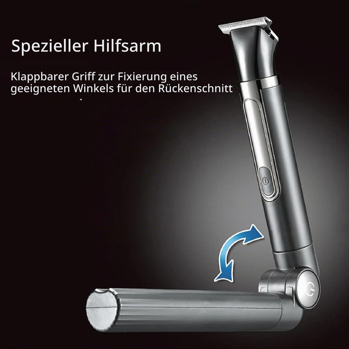 Elektrischer Rückenrasierer für Männer, 4-in-1-Herren-Körper-Trimmer-Kit, Multifunktionaler Selbstbe