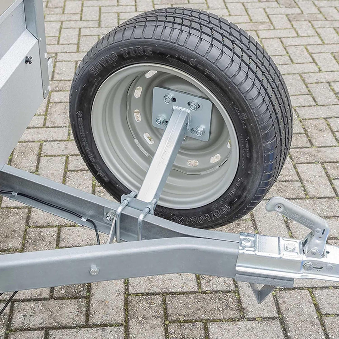 The Drive Ersatzradhalter für PKW Anhänger Ersatzräder mit U-Bügel und Schraubensatz | 4/5 Loch 8"-1