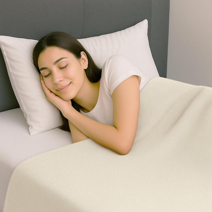 Byour3 - Bettüberwurf Bio-Baumwolle Gemischte Doppelbett Einzelbett Queen Size Bettdecke Sommer Früh