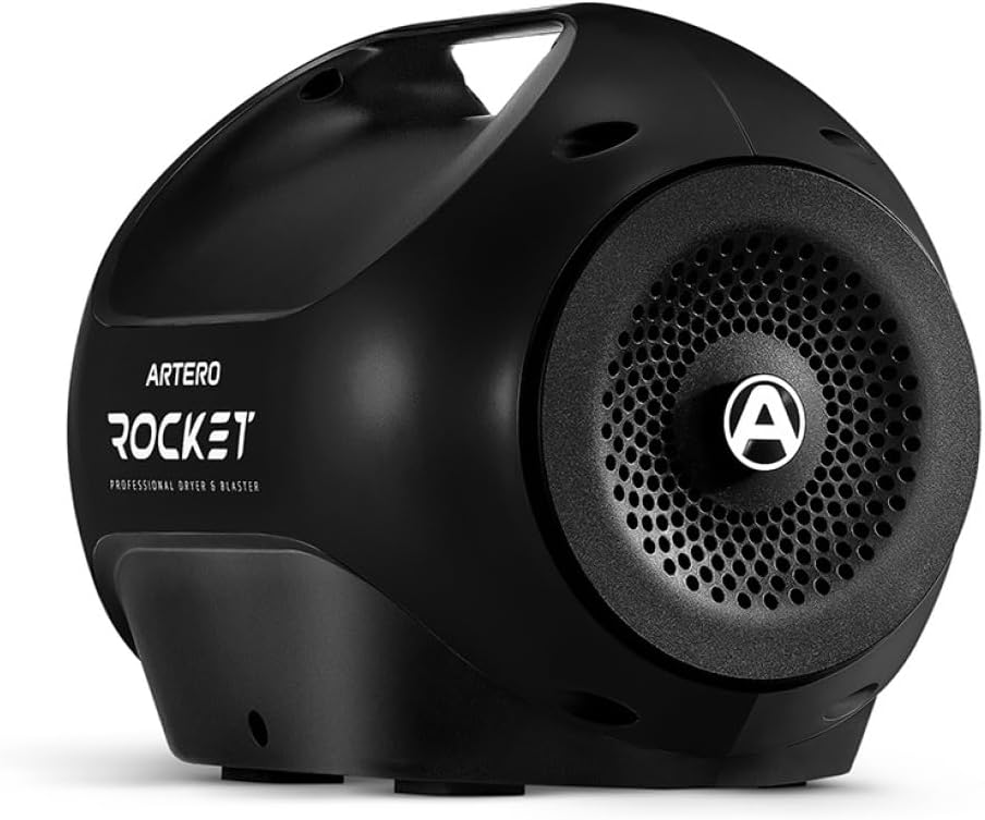 Artero Raket. Profi Hundetrockner Hochgeschwindigkeits-Motor, robust, leicht und leise. Höchste Leis