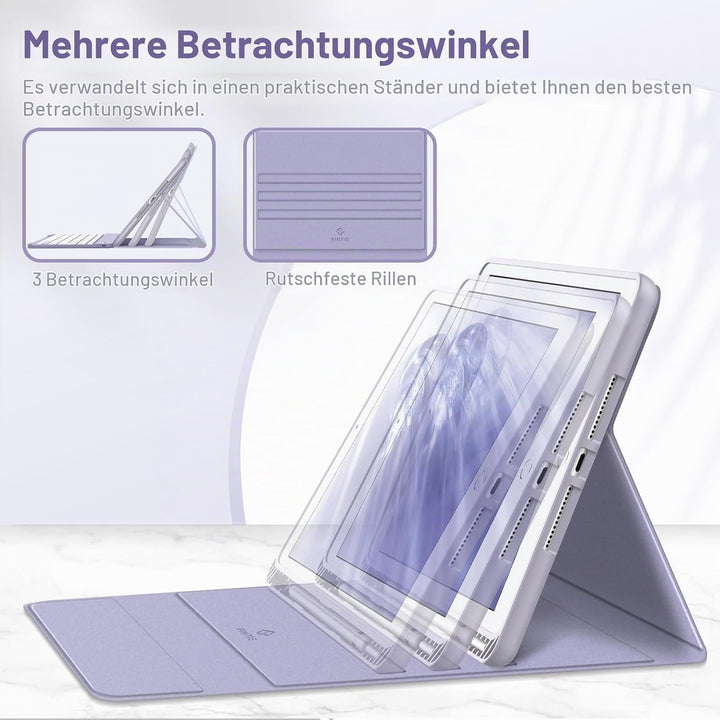 FINTIE Tastatur Hülle für iPad 10.2 Zoll (9/8/7 Generation, 2021/2020/2019) Fantacy Ombre, Fantacy O