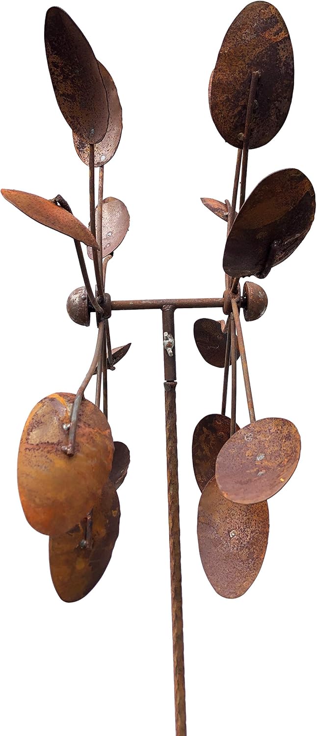 Metall Windrad 'Löffel' - massives Windspiel Windmühle für den Garten - wetterfest und standfest - m