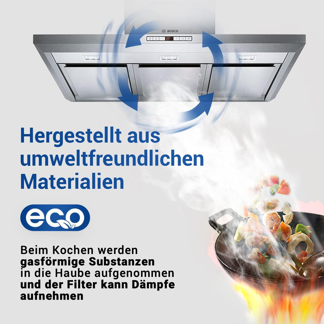 VIOKS Aktivkohlefilter Dunstabzugshaube Ersatz für Bosch Aktivkohlefilter Z5101X1 DHZ5326 11026769 0
