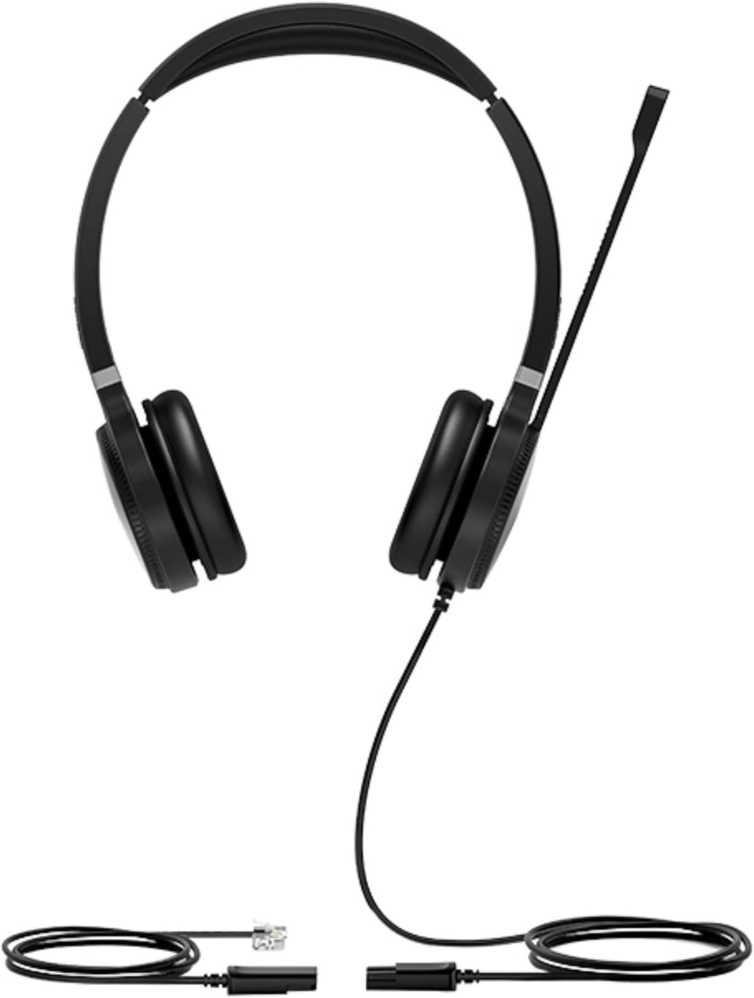 Yealink YHS36 Dual Kabelgebundenes Headset mit QD-auf-RJ-Port, YHS36 Dual