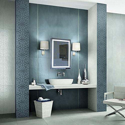Willonin Badspiegel mit Beleuchtung, Badezimmerspiegel mit Beleuchtung, LED Badezimmerspiegel (50 *
