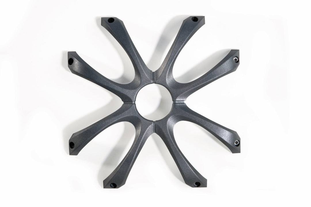 KICKER 08GL78 Alu-Guss Grill Square 20 cm (8 Zoll) Schwarz Standardverpackung, Standardverpackung