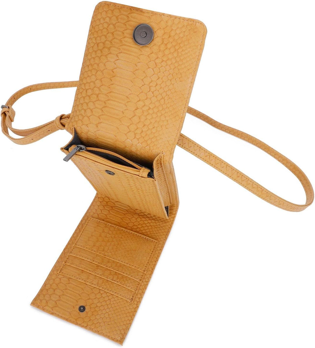 Fritzi aus Preussen Damen Flap02 Cross Ecxo 463 Honey Mustard Umhängetasche