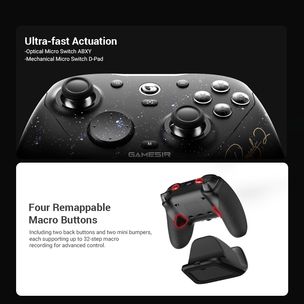 GameSir G7 Pro 8K PC Gaming Controller kabellos 8000Hz, TMR Sticks, Royal2