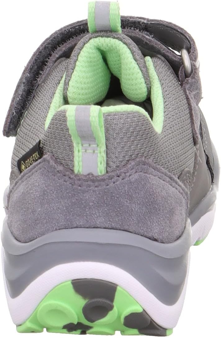 Superfit Jungen Sport5 Sneaker 21 EU Hellgrau Hellgrün 2510, 21 EU Hellgrau Hellgrün 2510