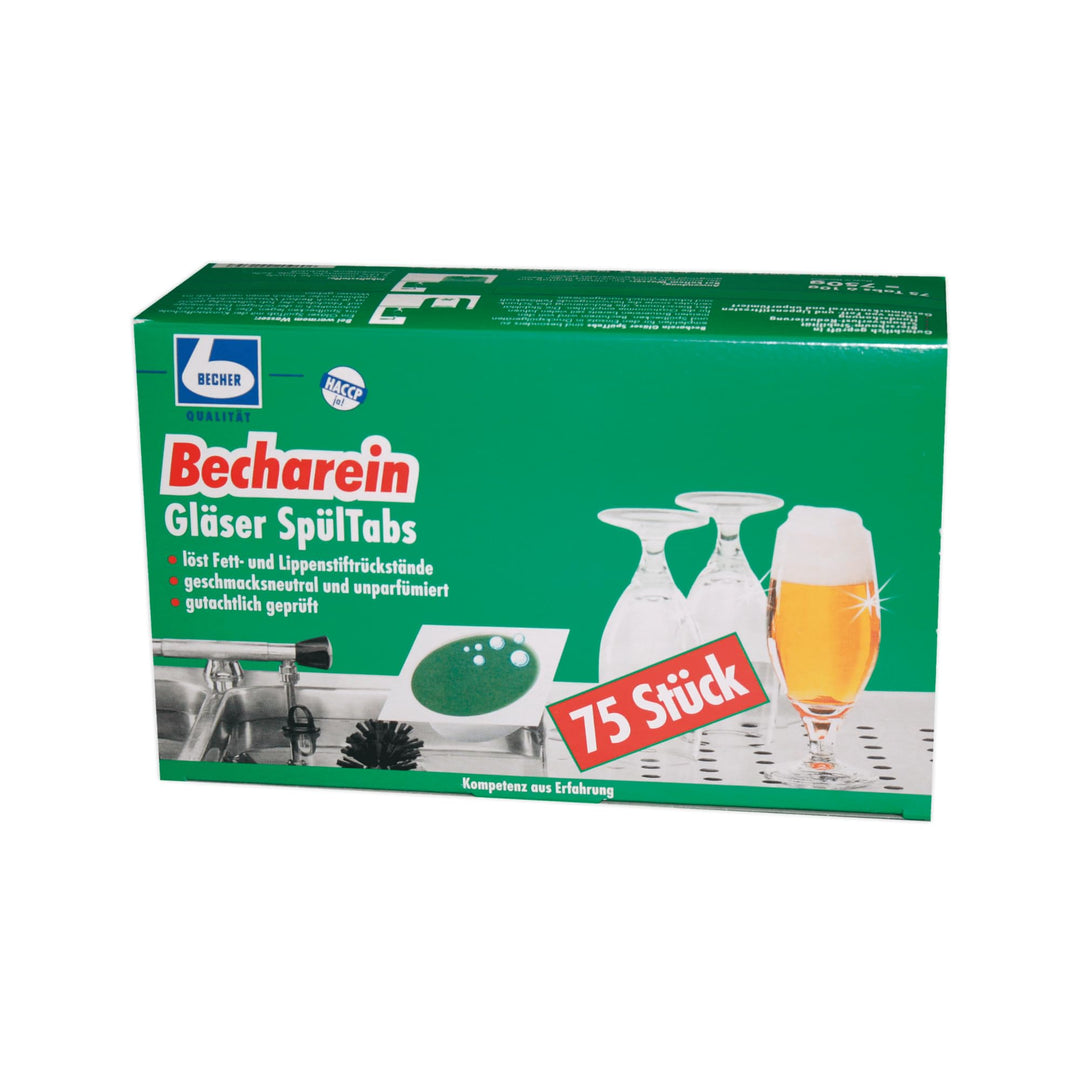 2x Dr. Becher Becharein Gläser Spültabs 75 Tabs