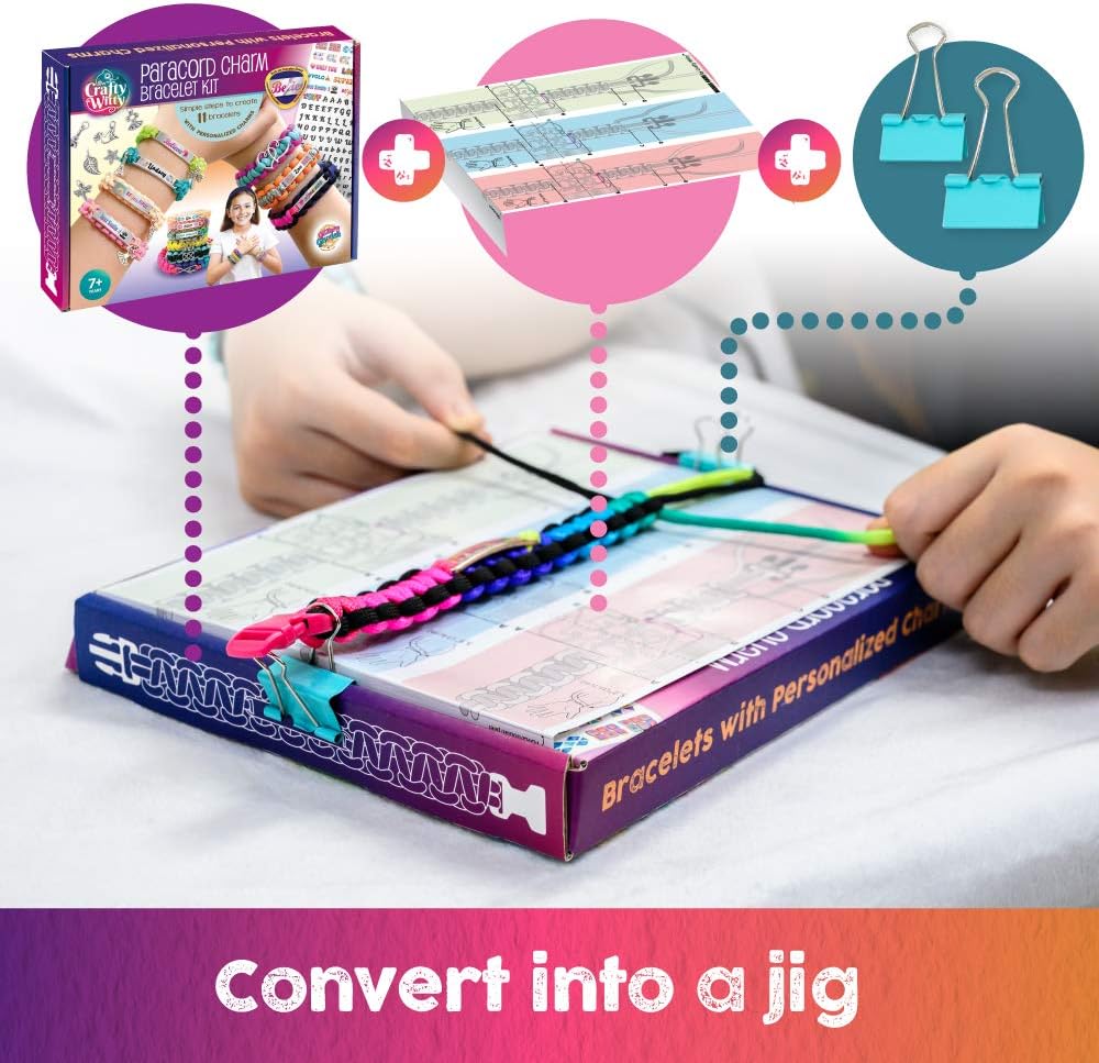 Personalisierte Charm Friendship Bracelet Making Kit: Beste Kinder im Alter von 7-14. Grosse Aktivit