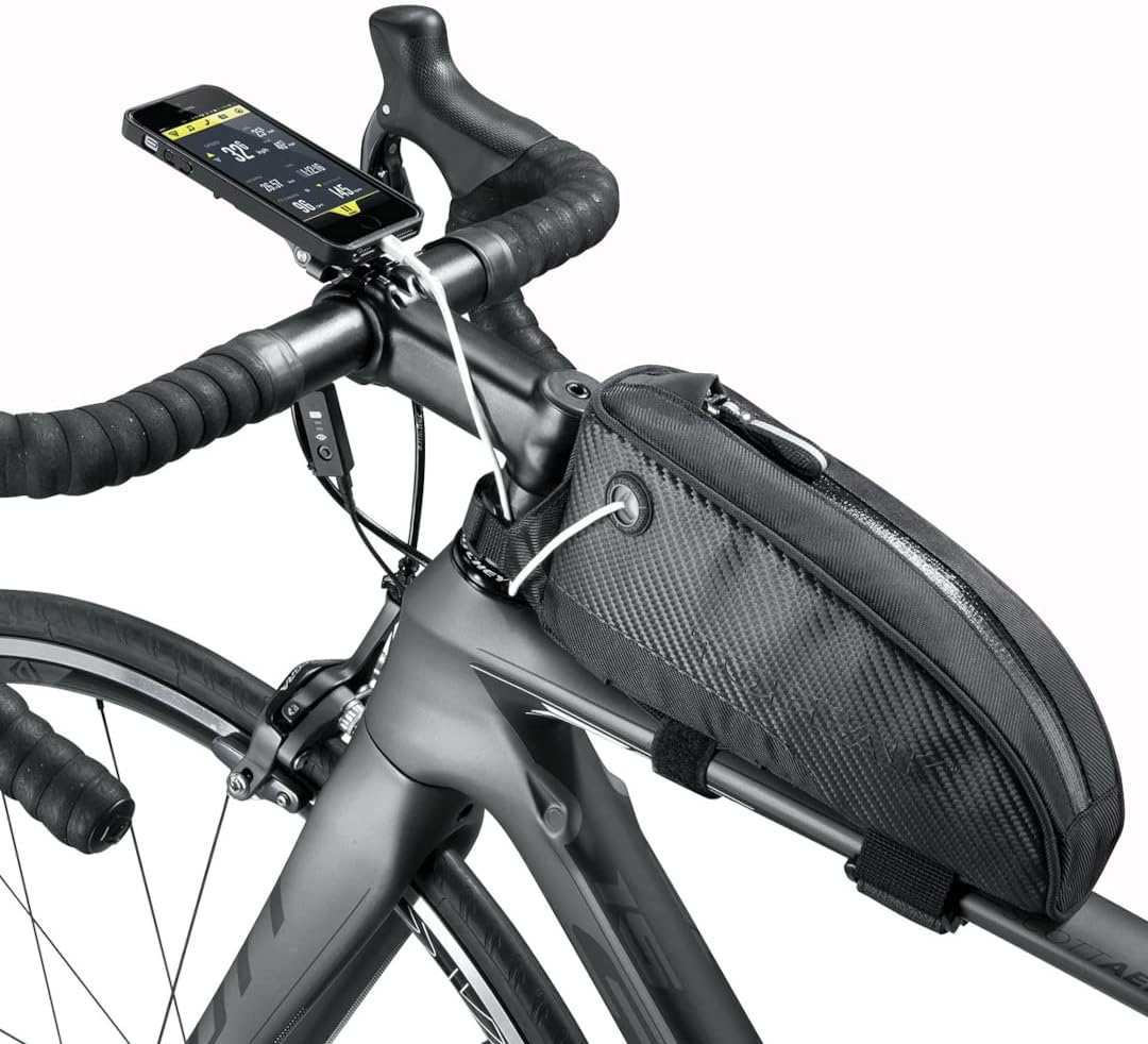 TOPEAK Lenkertasche Fuel Tank Medium Oberrohrtasche Satteltasche 17.5 x 7.5 x 11 cm, 0.5 L Schwarz (