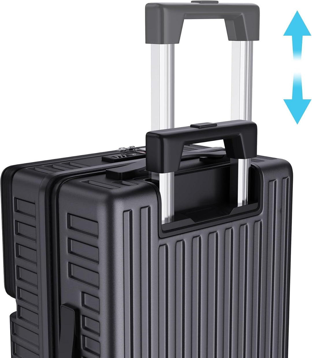 Ravas Kofferset 2 Teilig Hartschale, Koffer & Trolleys Set mit Extrafach, Reisekoffer mit Rollen Set