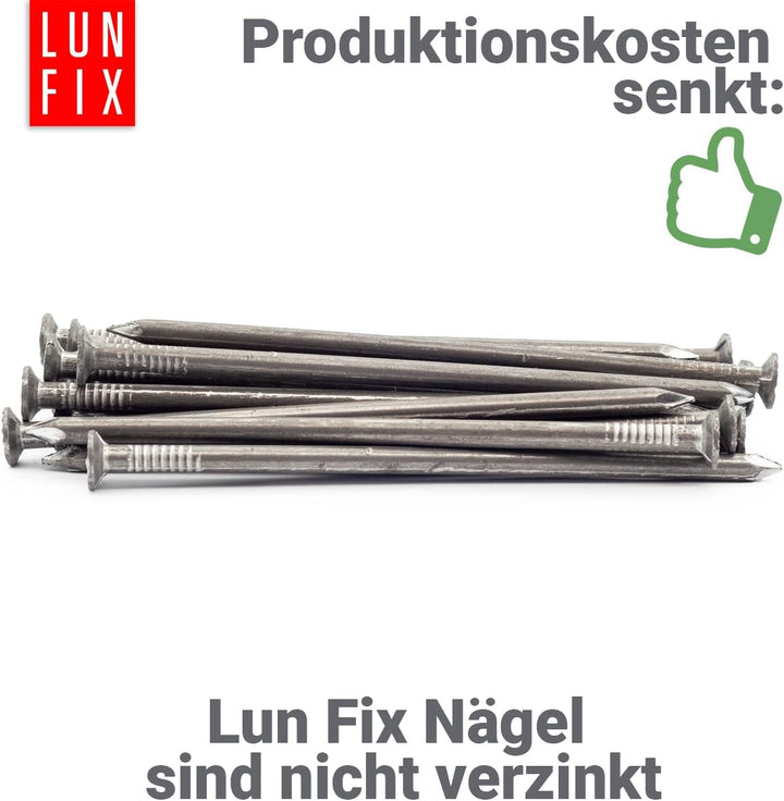 Drahtstifte 1,8 x 32 mm - 5kg (ca. 7810 stk.) Holznägel für Bauarbeiten Unverzinkter Baunägel Stahln