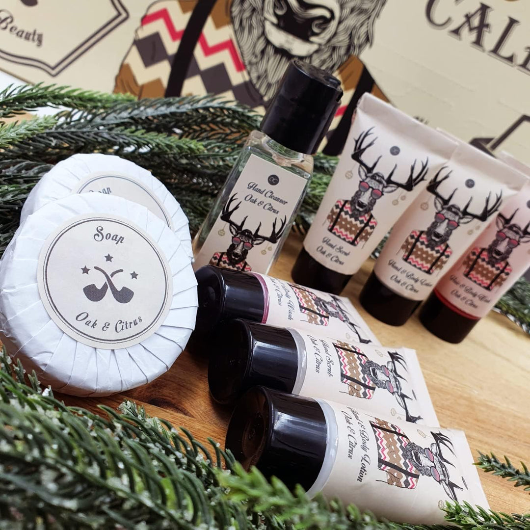 FANCY DEER Body Care Adventskalender - Körperpflege Weihnachtskalender - Herren Adventskalender für
