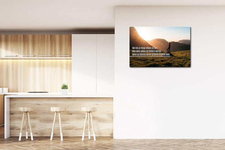Printed Paintings Leinwand (80x60cm): Motivations-Sprüche und Zitate (Quotes), Inspirational Powe 80