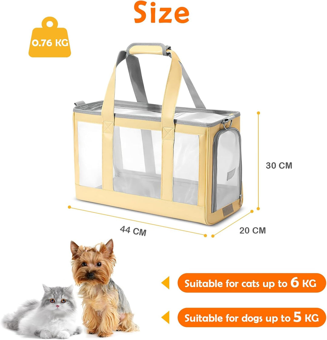 ALLSOPETS Hundetragetasche Haustier Tragetasche für Hunde und Katzen Atmungsaktiv Welpen Tragetasche