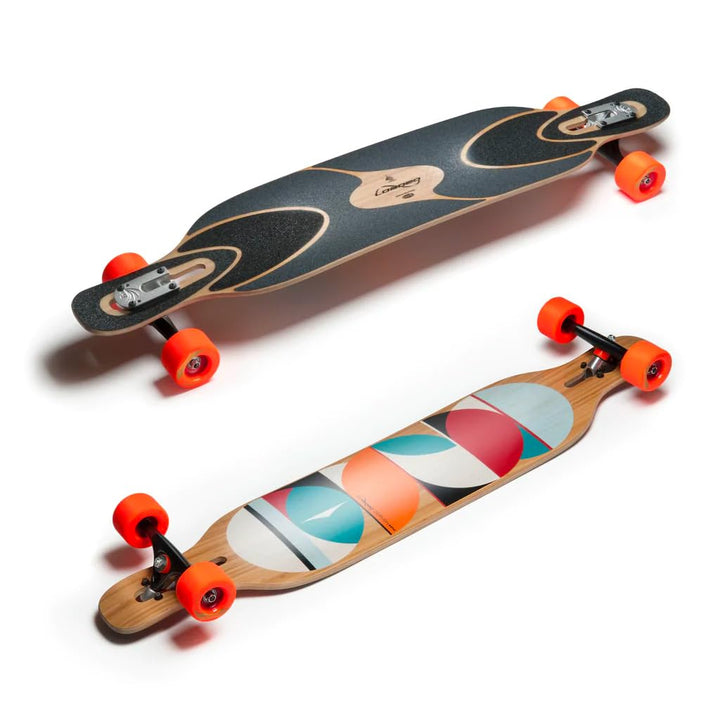 LOADED Complete Dervish Sama Flex 2 Longboard with Paris Trucks blk, Orangatang Durian 83a