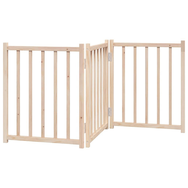 vidaXL Hundetor 3-TLG., Hundegitter Faltbar Pflegeleicht, Schutzgitter für Wohnzimmer Küche Treppe,