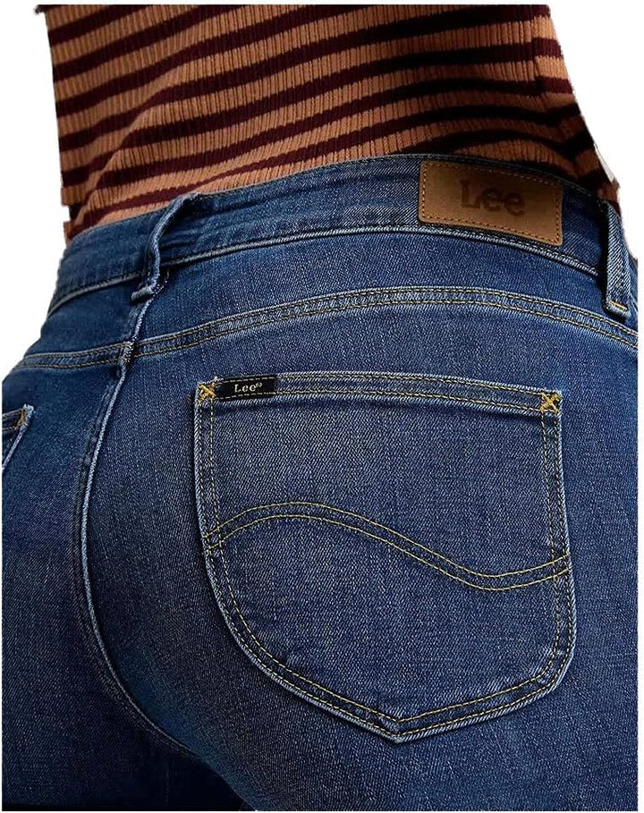 Lee Herren Slim Jeanshose Daren 27W / 35L Mid Martha, 27W / 35L Mid Martha