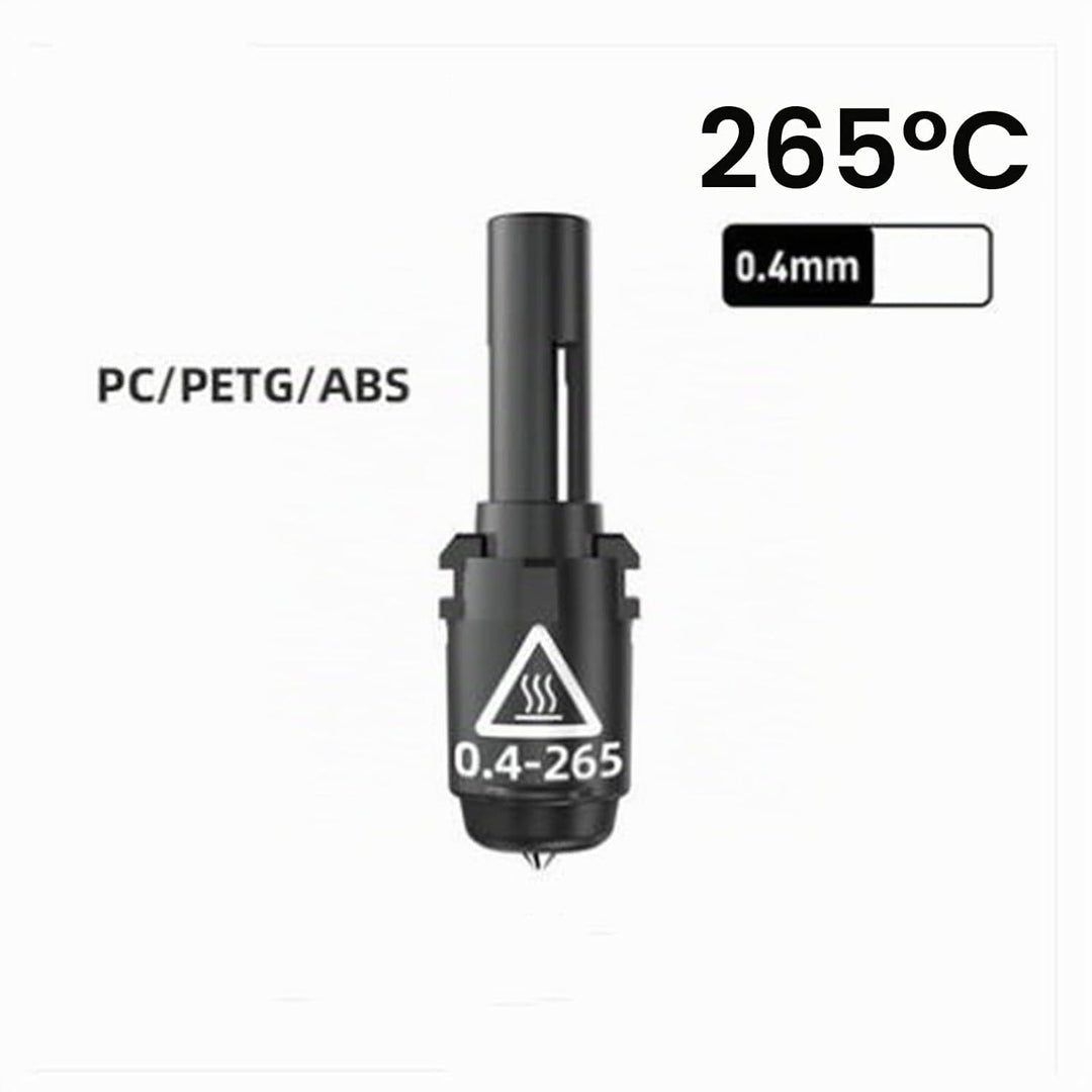LICHIFIT Ersatzdüse, Montage-Hotend-Kit 265 ℃, Hochtemperaturdüse für Adventurer 3/4 3D-Drucker, ver