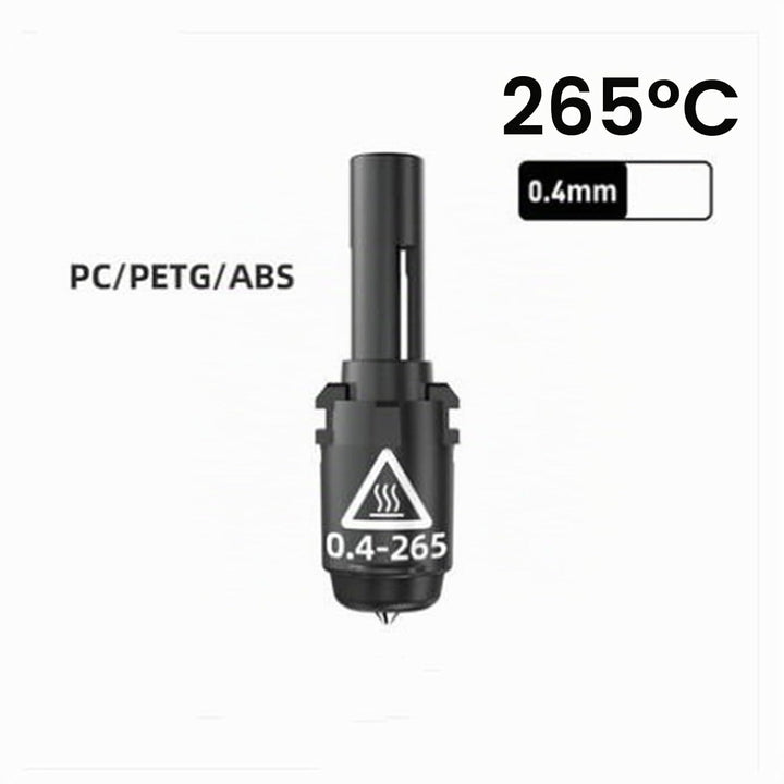 LICHIFIT Ersatzdüse, Montage-Hotend-Kit 265 ℃, Hochtemperaturdüse für Adventurer 3/4 3D-Drucker, ver