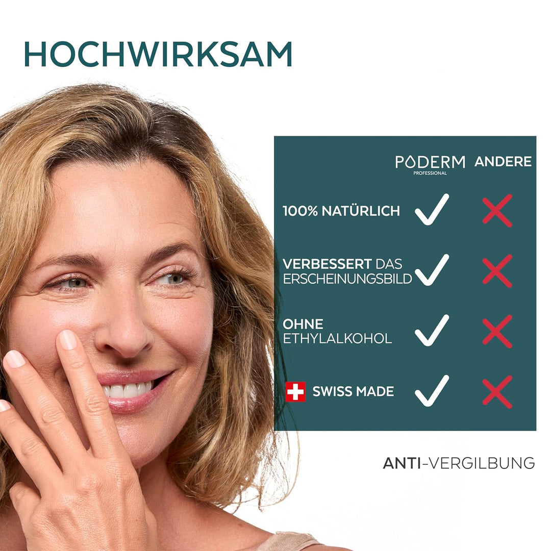 PODERM Tea Tree Nagel-Repair-Serum 6 ml – 4-in-1 Pflege | Verbessert das Erscheinungsbild beschädigt