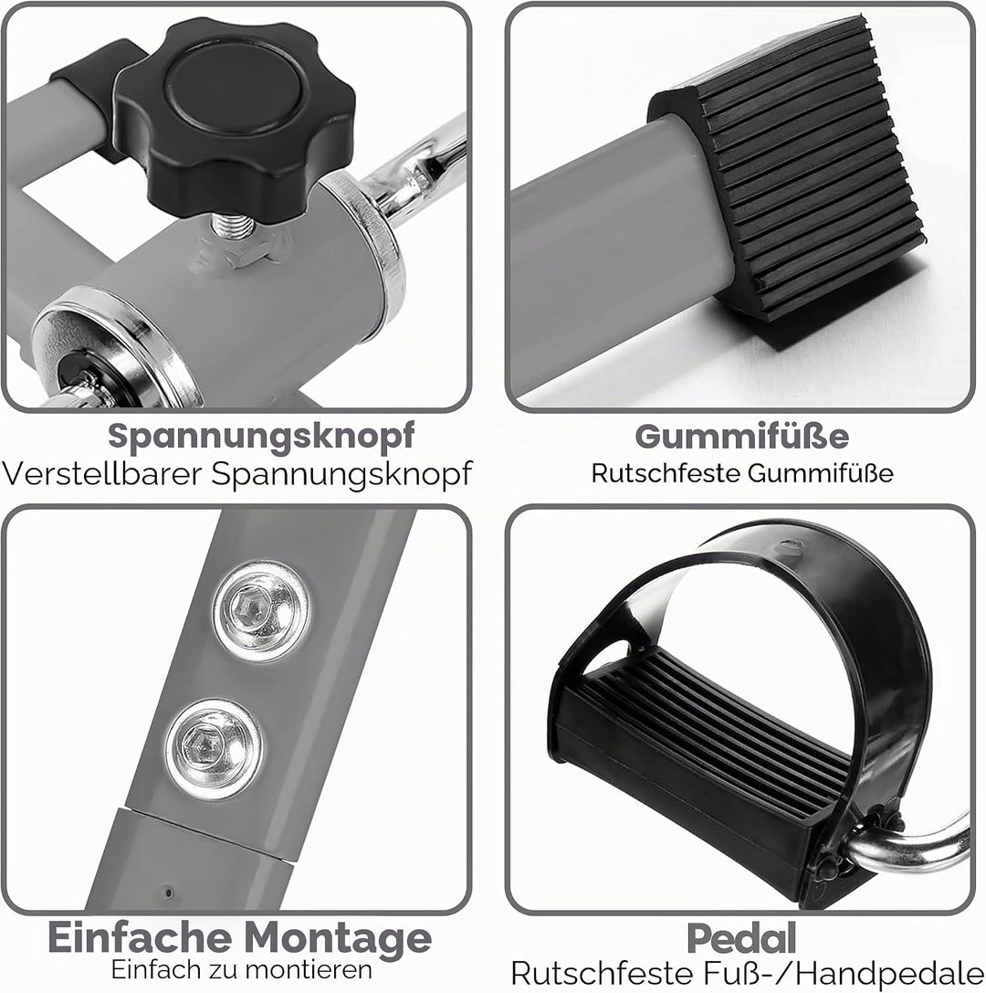 Techfit Pedal-Ausbilder, Mini-Heimtrainer für Heim und Büro, leichte Trainingsmaschine für Arme und