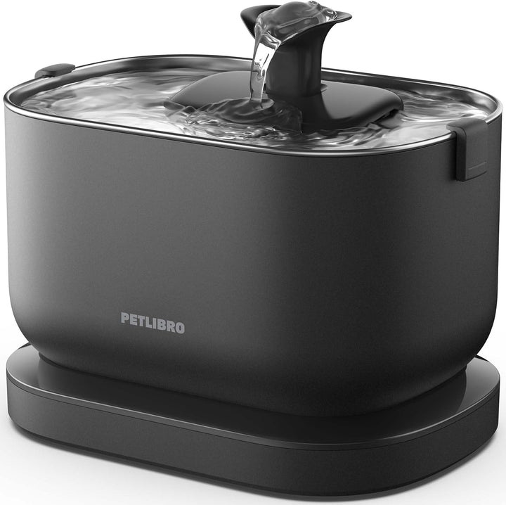 PETLIBRO Trinkbrunnen für Katze Kabellos mit Bewegungsmelder, 2,5L/84oz Dockstream Batteriebetrieben