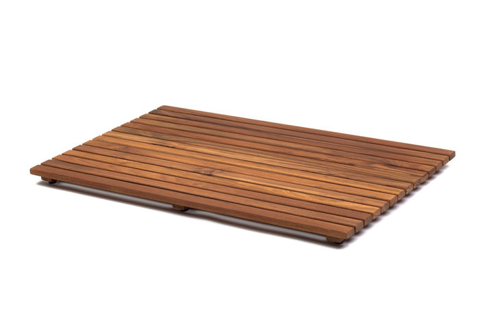 asinox TEK4A5070 Duschmatte aus Teakholz, Rechteck, 70 cm Single, Single
