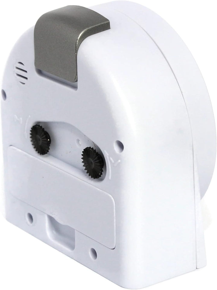 Atlanta Kinderwecker ohne Ticken Analog Jungen Mädchen Weiss - 2127/0