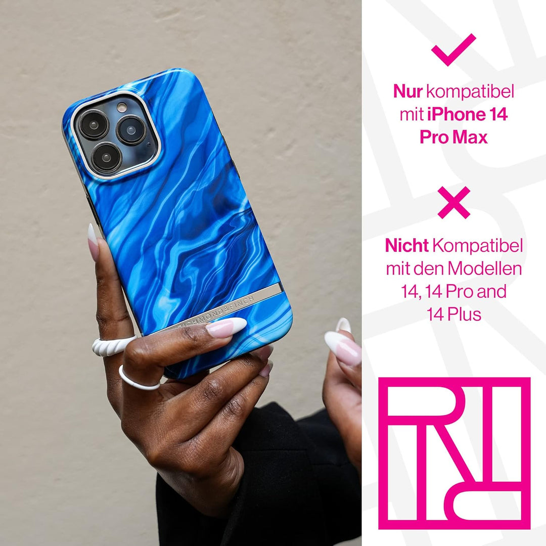 RICHMOND & FINCH Hülle Entworfen für iPhone 14 Pro Max | Kompatibel mit kabellosem Laden | Fallschut