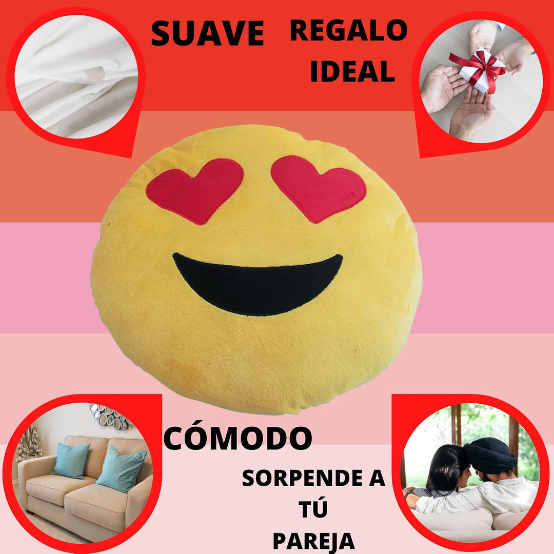 Cojin Kissenbezug Herzen Herz Smiley Geschenk Freundin Freund Partner Frau Mann Geschenke Original S