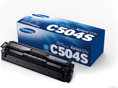 HP CLT-C504S (SU025A) Original Toner Cyan (Kompatibel mit: CLP-415N, 415NW / Xpress C1810W, C1404W,