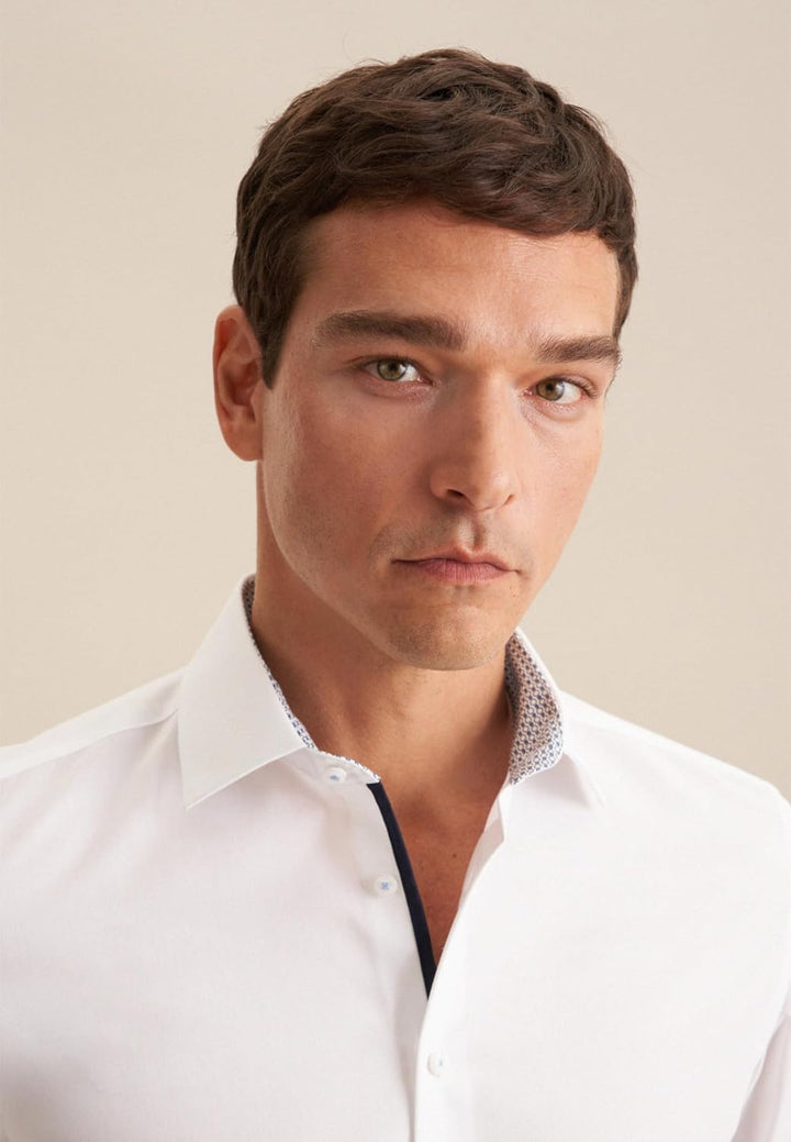 Seidensticker Herren Business-Hemd - Extra Slim Fit - Bügelfrei - Kent-Kragen - Langarm - 100% Baumw