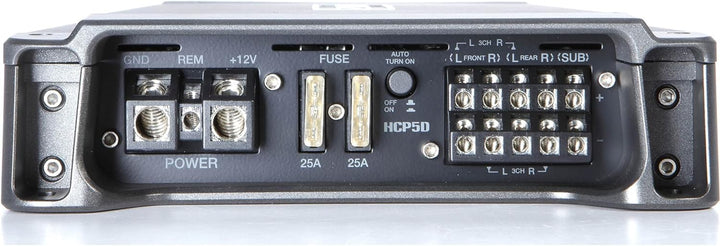 Hertz HCP5D Auto-Verstärker, 5 Kanäle, 1500 W, Schwarz