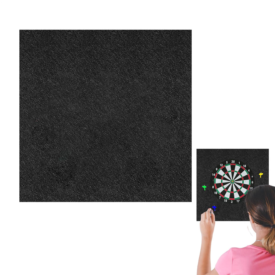 Wuvfojca Dartscheibe Wandschutz Filz Dartboard Surround Wandschutz 60x60cm Dart Schutz Wand Grosser