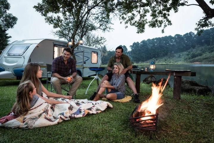 CADAC Skottelbraai Original 28-37mBar - Mit Topfhalter, Skottel und praktischer Aufbewahrungstasche